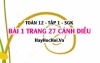 Bài 5 trang 27 Toán 12 tập 1 Cánh Diều